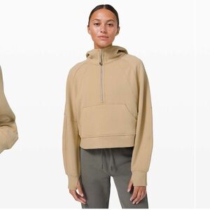 Lululemon Scuba Oversized 1/2 Zip Hoodie XS/S Trench